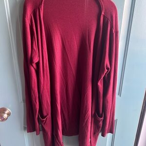 ZYIA Deep Red Cardigan